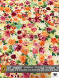 Made in Germany Floral Printed Silk-Cotton Voile - Multicolor