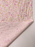 Made in Japan Ditsy Floral Printed Cotton Lawn - Pink / Baby Pink / Butter Yellow