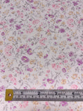 Made in Japan Ditsy Floral Printed Cotton Lawn - Orchid / Pink / Grey / Nude / Off-White