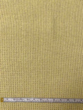 Italian Soft Spongy Tweed Suiting - Dusty Chartreuse / Brown / Beige