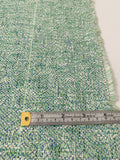 Italian Spring Tweed Suiting - Green / Blue / Ivory