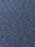 Italian Stretch Tweed Suiting - Blue / Navy / Ivory