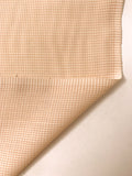 Italian Mini Houndsooth Wool Suiting - Nude Peach / Ivory