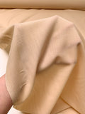 Italian Mini Houndsooth Wool Suiting - Nude Peach / Ivory