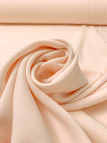 Italian Solid Stretch Double Wool Crepe - Champagne