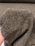 French Vintage Ralph Lauren Wool Blend Tweed with Foiled Yarns - Grey / Dark Taupe / Gold