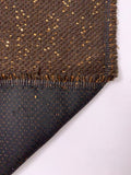 Made in Spain Novelty Tweed with Sequins - Brown / Caramel