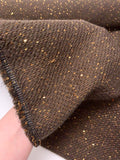 Made in Spain Novelty Tweed with Sequins - Brown / Caramel