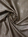 Italian Laminated Finish Tweed Suiting - Taupe