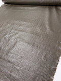 Italian Laminated Finish Tweed Suiting - Taupe