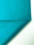 Italian Speckled Stretch Wool Coating - Turquoise