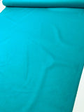 Italian Speckled Stretch Wool Coating - Turquoise