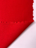 Solid Wool Blend Coating - Red