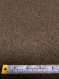 Italian Loro Piana Fine Double Faced Cashmere Coating - Heather Brown