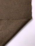 Italian Loro Piana Fine Double Faced Cashmere Coating - Heather Brown