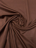 Italian Jacket Weight Wool Coating - Chocolate Brown