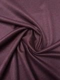 Italian Fine Double Faced Cashmere Coating - Dark Plum