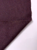 Italian Fine Double Faced Cashmere Coating - Dark Plum