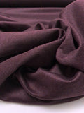 Italian Fine Double Faced Cashmere Coating - Dark Plum