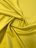 Jacket Weight Wool Blend Coating with Brushed Finish - Chartreuse