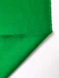 Jacket Weight Wool Blend Coating with Brushed Finish - Green