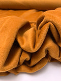 Jacket Weight Wool Blend Coating with Brushed Finish - Ochre Orange