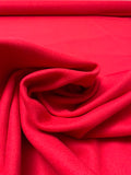 Wool Blend Coating - Hot Red