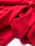 Wool Blend Coating - Hot Red