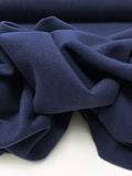 Italian Virgin Wool Blend Coating - Navy Blue