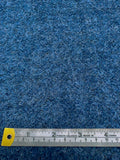 Bouclé Knit Wool-Blend Coating - Slate Blue