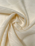 Italian Yarn-Detailed Sheer Novelty - Ivory