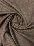 Brushed Twill Coating - Brown / Tan