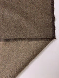 Brushed Twill Coating - Brown / Tan