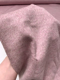 2-Ply Wool Blend Coating - Orchid Pink / Beige