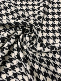 Houndstooth Coating - Black / Ivory