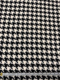 Houndstooth Coating - Black / Ivory