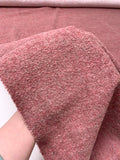 Bouclé Wool-Blend Knit Coating - Medium Dusty Rose