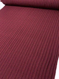 Cable Sweater Knit - Wine Red