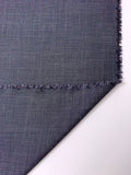 Italian Fine Wool Traditional Suiting - Denim Navy / Off-White