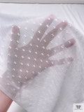 Made in Japan Swiss Dotted Cotton Voile - White
