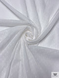 Made in Japan Swiss Dotted Cotton Voile - White