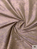 Bicolor Yarn-Dyed Iridescent Silk Shantung - Purple / Champagne-Gold