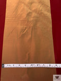 Bold Vertical Striped Yarn-Dyed Silk Taffeta - Crimson Red / Tan Gold