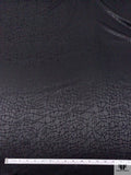 Reptile Jacquard Silk Charmeuse - Black