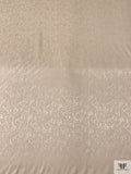 Paisley Jacquard Silk Charmeuse - Champagne