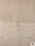 Paisley Jacquard Silk Charmeuse - Champagne