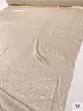 Paisley Jacquard Silk Charmeuse - Champagne