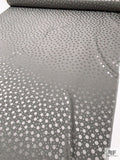 Polka Dots Jacquard Silk Charmeuse - Grey