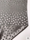 Polka Dots Jacquard Silk Charmeuse - Grey