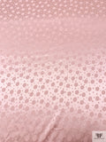Polka Dots Jacquard Silk Charmeuse - Baby Pink